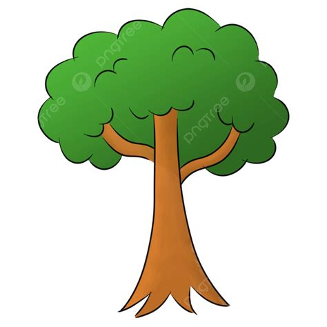 green tree clipart material tree clipart material png transparent