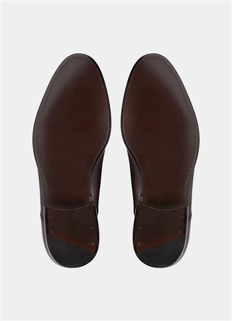 brown double monk strap in italian calf leather suitsupply us