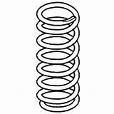 Coil Spring Clipart Clip sketch template