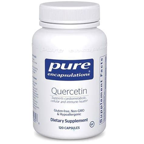pure encapsulations quercetin  veg caps swanson health products