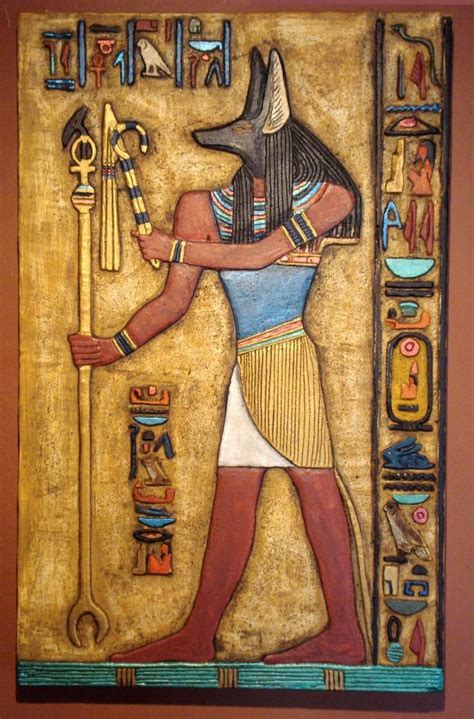 Anubis Dios Egipcio Mitologia Egipcia Pintura Egipcia Dioses Egipcios