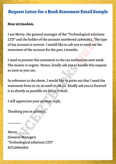 financial institution assertion request letter template format