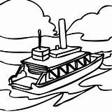 Bateau Mouche Coloriage Imprimer Colorier Navire Ferry Paddle Clipartmag Coloriages Imprimé sketch template