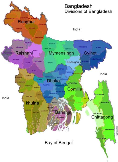 map  bangladesh   world divisions  mymensingh sylhet