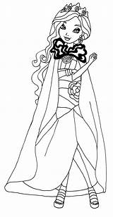 Ever After High Coloring Pages Cerise Hood Getcolorings Poppy Hair sketch template