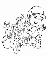 Manny Handy Coloring Pages Printable Kids Choose Board Printables sketch template