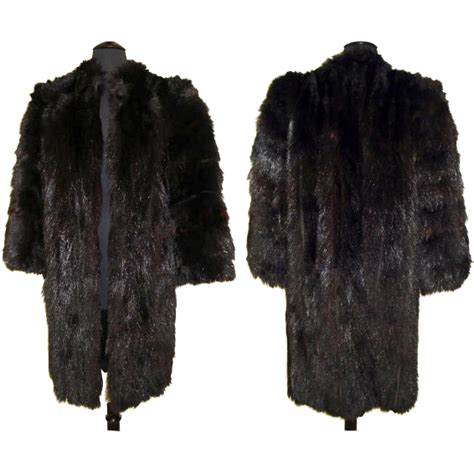 vintage 1940s fur coat fur coat canadian fur full length from