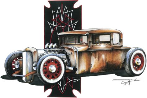 Classic Car Shirts Hot Rod Rat Rod Gassers And Muscle