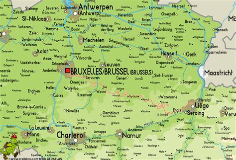 liege map belgium