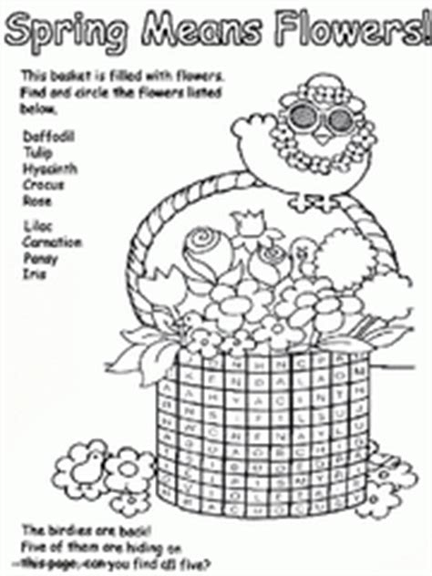 spring coloring pages  printable sheets  kids
