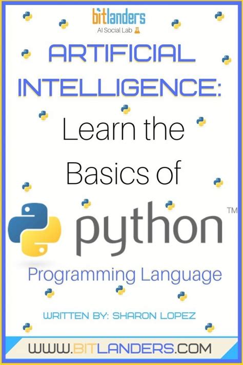 artificial intelligence learn  basics  python programming language