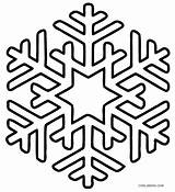 Coloring Snowflake Pages Frozen Snowflakes sketch template