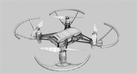 dji tello drone  model turbosquid