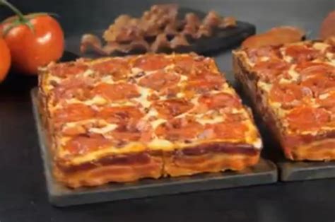 little caesars introduced a bacon wrapped pizza crust and people are
