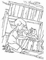 Coloring Robin Christopher Pooh Owl Pages Winnie Henry Hudson Getcolorings Color sketch template