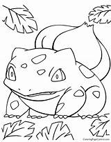 Bulbasaur Pokemon Drawing Coloring Getdrawings sketch template
