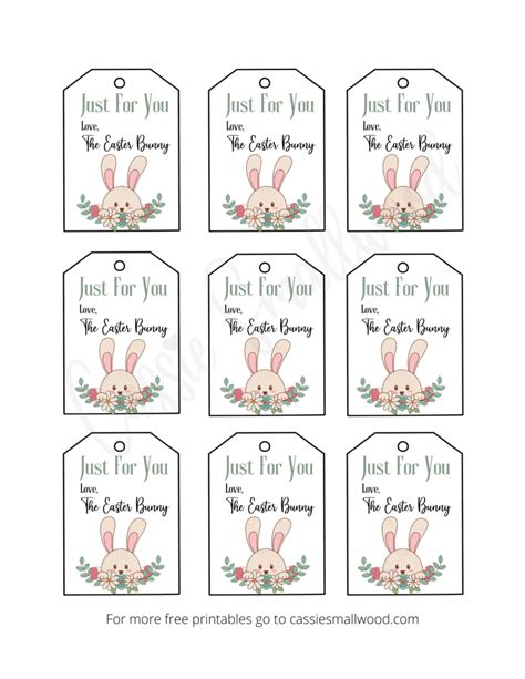 printable easter tags  unique designs cassie smallwood