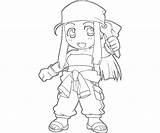 Rockbell Winry Pages Coloring Beautifull Printable Chibi Another sketch template