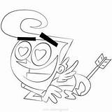 Fairly Oddparents Xcolorings Cupid sketch template