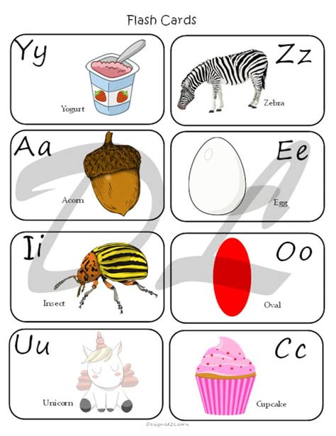 alphabet flash cards printable abc flashcards homeschool etsy