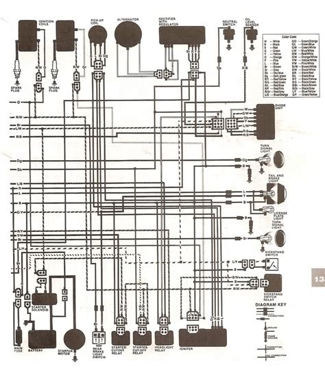 wiring diagram  yamaha virago