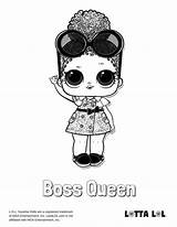 Lol Coloring Queen Boss Surprise Pages Lotta Colouring Doll Confetti Pop Dolls Series Choose Board sketch template