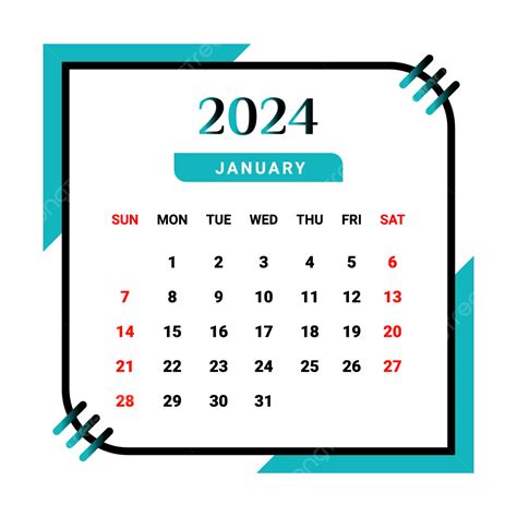 kalender bulan januari   warna hitam  hijau vektor kalender bulanan kalender