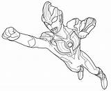 Ultraman Victory Ginga Coloring Template sketch template