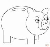 Piggy Bank Sparschwein Alcancias Colorir Imprimir Chancho Cerditos Ausmalbild Pig Ausmalbilder Hucha Cerdo Savings Schwein sketch template