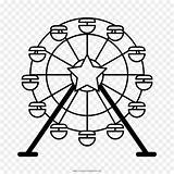 Ferris Wheel London Eye Coloring Svg Silhouette Drawing Clipart Clip Vector Transparent Drawings Easy Library Pages Getcolorings sketch template