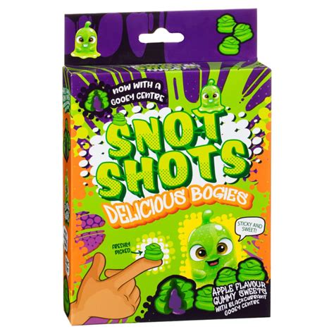snot shots delicious bogies confectionery bandm