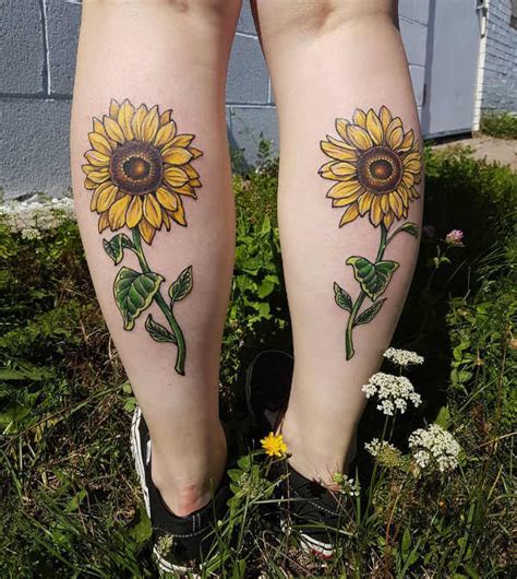 tatuaggio girasole significato idee e foto