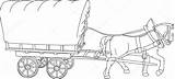 Horse Cart Stock Illustration Vector Google Tegning Tegninger Depositphotos sketch template