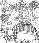 Fireworks Coloring Pages Firework Printable Kids Year Happy Print Cool2bkids Template Sparkler Choose Board sketch template