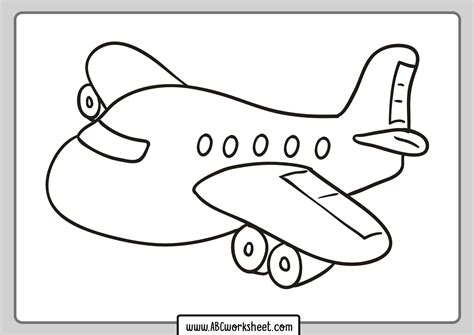preschool airplane coloring pages coloring pages