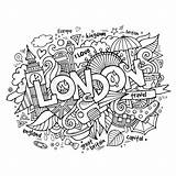London Pages Coloring Lettering Stock Choose Board Sheets sketch template