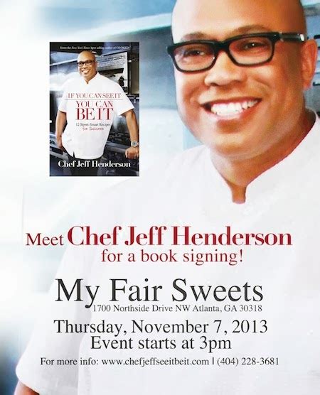 Celebrity Chef And Motivational Speaker Chef Jeff Henderson