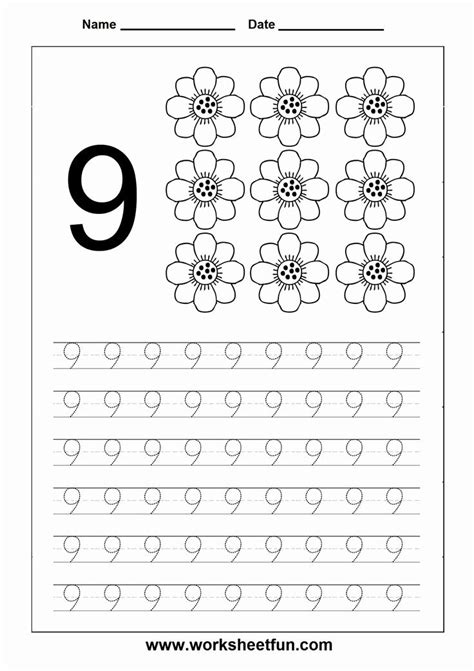 worksheet  preschool numbers numbers preschool numbers