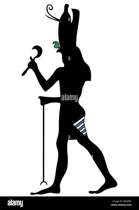 Horus God Painting Stock Vector Images Alamy