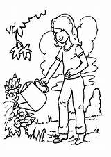 Flores Regando Alberi Tudodesenhos Colorare Saving Library Pubblicita Noads Td A2 sketch template