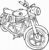 Harley Motorcycle Coloring Davidson Printable sketch template