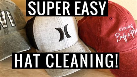 clean  hat  ruining  removes stains sweat