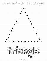 Triangle Trace Coloring Color Shapes Sheet Tracing Shape Worksheets Preschool Noodle Twisty Worksheet Triangles Kids Outline Activities Book Grade Print sketch template