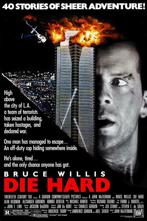 die hard  poster  excluded bruce willis movies