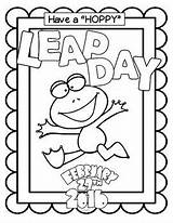 Leap Year Coloring Activities sketch template