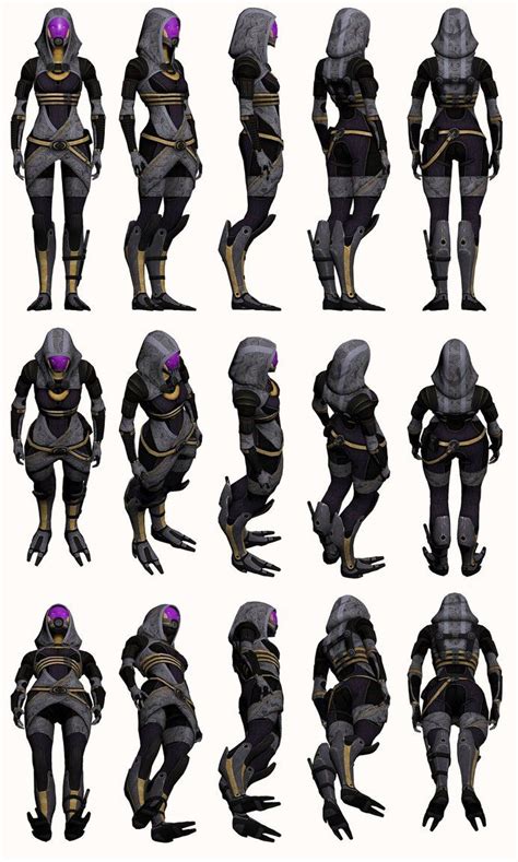mass effect 2 tali model reference by troodon80 on