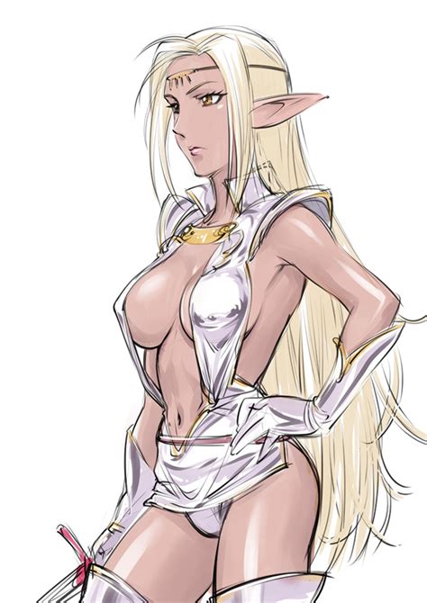 scantily clad swordswoman dark elves hentai pictures