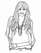 Coloring Pages Hannah Montana Celebrity Printable Color Miley Cyrus Kids Disney Samuel Print Books Getcolorings Popular Template sketch template