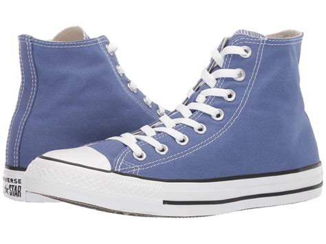 converse chuck taylor  star washed indigo high top womens shoes  blue lyst