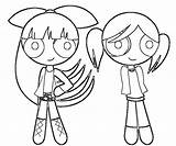 Coloring Pages Bubbles Rowdyruff Girls Powerpuff Boys Getdrawings Popular Library Clipart sketch template